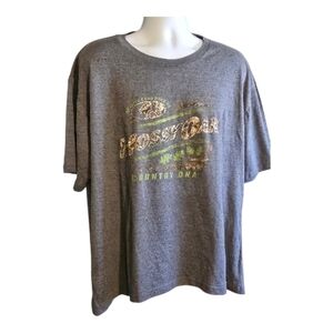 Mossy Oak Men’s XXL Graphic T-Shirt NWT Country DNA Camo Outdoor Tee Gray